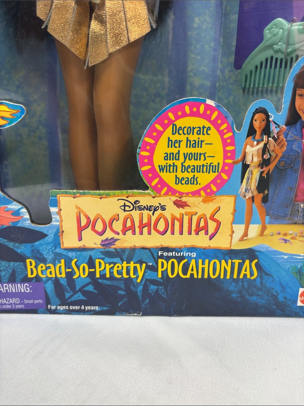 Disney Vintage Pocahontas Beads-so-Pretty Doll - Picture 2 of 4